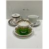 Image 1 : Set Of Three Tea Cups And Saucers