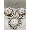 Image 2 : Set Of Three Tea Cups And Saucers