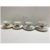 Image 1 : Set Of Four Tea Cups And Saucers