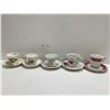 Image 2 : Set Of Four Tea Cups And Saucers