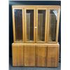 Image 1 : 2 Piece Oak Buffet With Hutch