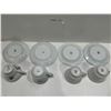 Image 2 : Set Of 4 Assorted Teacups And Saucers