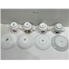 Image 3 : Set Of 4 Assorted Teacups And Saucers