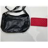 Image 2 : Modern Black Purse & Red Studded Wallet