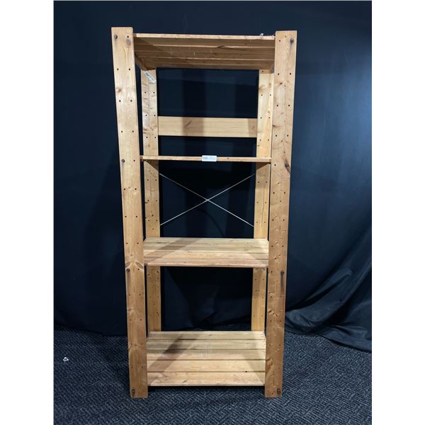 Wooden Shelving Unit