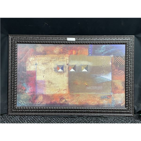 Framed Acrylic Painting
