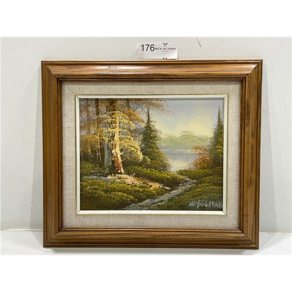 Framed Acrylic Painting On Canvas