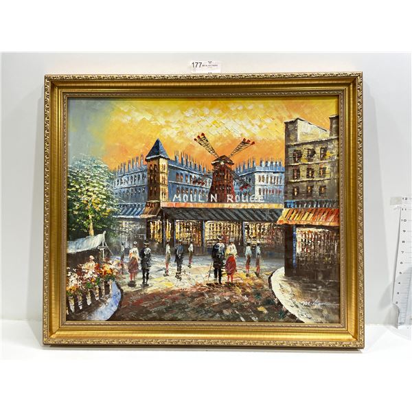 Framed Oil Painting On Canvas 27 x 24