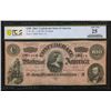 Image 1 : 1864 $100 T-65 Confederate PCGS 25