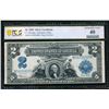 Image 1 : 1899 $2 Mini Porthole Silver Certificate PCGS 40