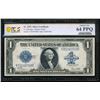 Image 1 : 1923 $1 Silver Certificate PCGS 64PPQ