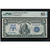 Image 1 : 1899 $5 Chief Silver Certificate PMG 65EPQ