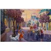 Image 1 : THOMAS KINKADE Aristocats Giclee on Canvas