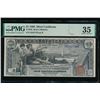 Image 1 : 1896 $1 Educational Silver Certificate PMG 35