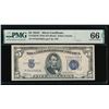 Image 1 : 1934C $5 Silver Certificate PMG 66EPQ