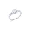Image 2 : 14KT White Gold 0.27ctw Diamond Ring