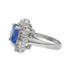Image 3 : 2.61 ctw Tanzanite and 1.26 ctw Diamond 14KT White Gold Ring