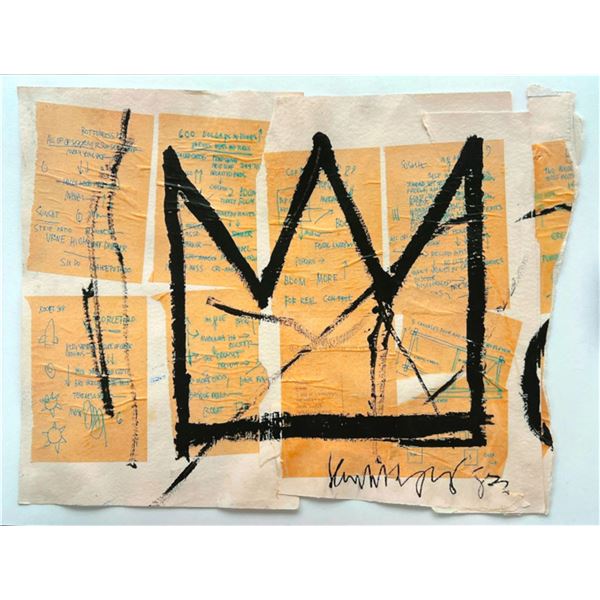 Untitled (Crown) - Print by Basquiat