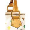 Image 6 : Louis Vuitton White Multicolor Monogram Leather Speedy 30 Satchel Bag