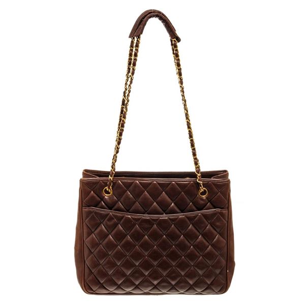 Chanel Quilted Tote Tote