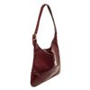 Image 3 : Hermes Amarante Leather Trim Hobo Bag