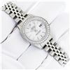 Image 3 : Rolex Quickset Sapphire Silver Index Diamond Datejust Wristwatch 26MM