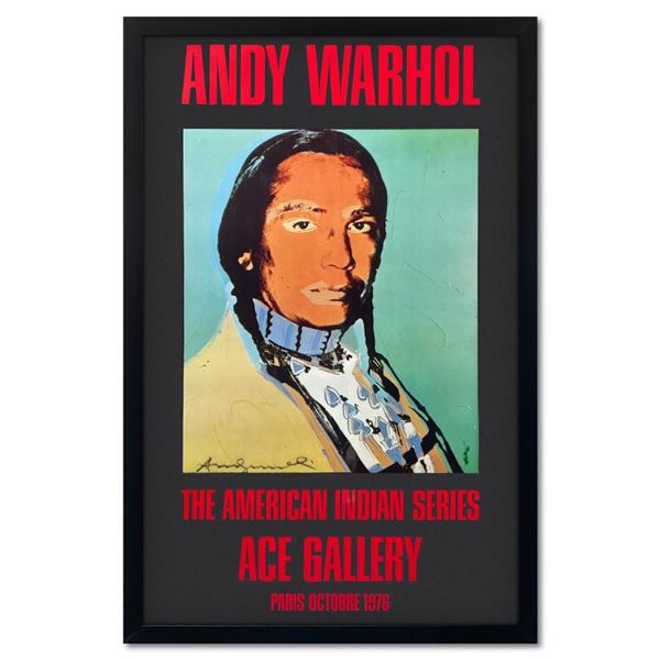 The American Indian Series (Black) by Andy Warhol (1928-1987)