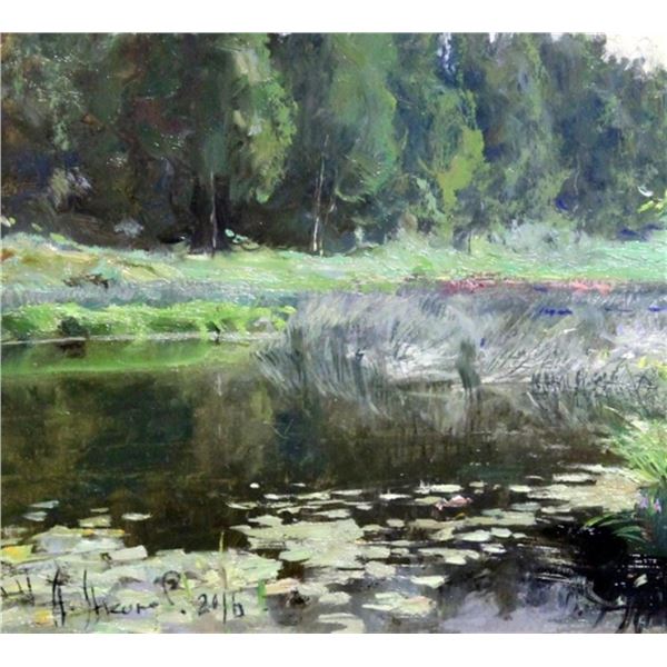 Hidden Pond by Alexander Akopov