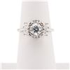 Image 3 : 1.00 ctw SI2 CLARITY CENTER Diamond Platinum Ring (1.43 ctw Diamonds) GIA CERTIF