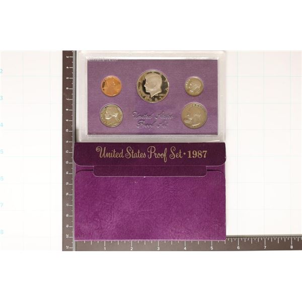1987 US PROOF SET (WITH BOX)