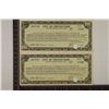 Image 1 : 2-1934 LINCOLN PARK MICHIGAN $1 TAX CERTS. CRISP