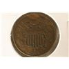 Image 1 : 1864 US 2 CENT PIECE WITH RIM BUMP
