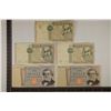 Image 1 : 5-ITALIAN 1000 LIRE BILLS CIRCULATED