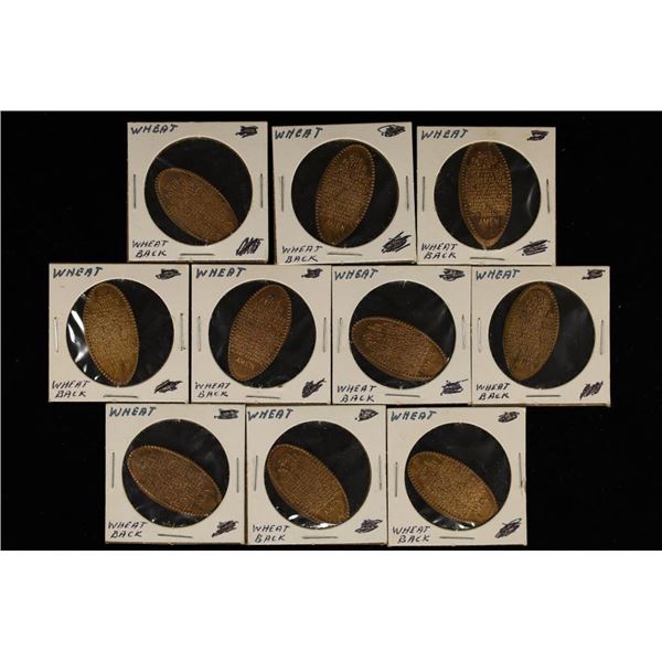 10 ELONGATED LINCOLN WHEAT CENTS.  "THE LORDS