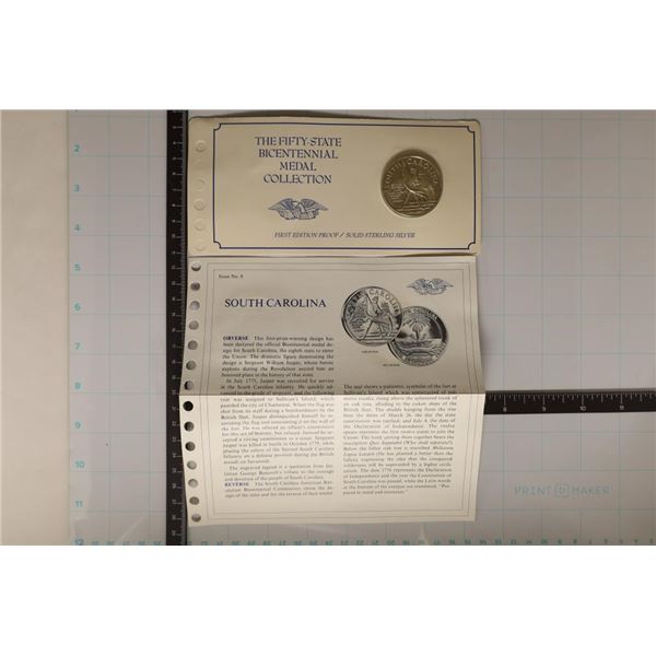 1.04 OZ. PROOF STERLING SILVER ROUND 50 STATE