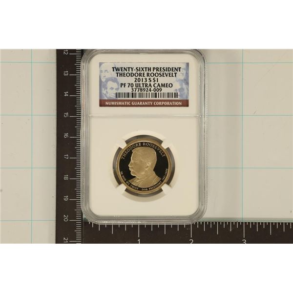 2013-S PRESIDENTIAL DOLLAR NGC PF70 ULTRA CAMEO