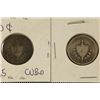 Image 2 : 1915 & 1920 CUBA SILVER 20 CENTAVOS .2894 OZ. ASW