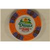 Image 2 : $25,000 DUNES CASINO CHIP. LAS VEGAS, NV.