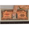 Image 2 : 1959 CUBA 100 PESO CRISP BILL WITH SMALL CUT LEFT