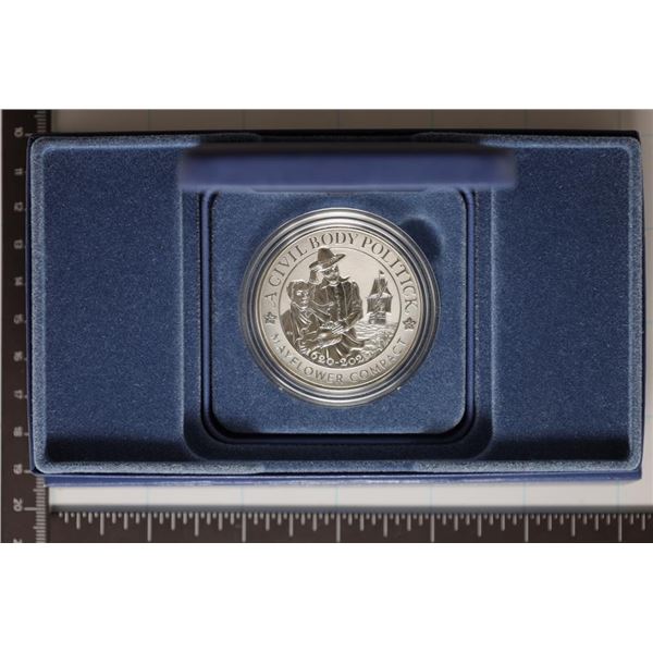 2020 SILVER REVERSE PF MAYFLOWER 400TH ANNIVERSARY