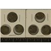 Image 1 : 6 SILVER DIME SIZED OTTOMAN EMPIRE PARA COINS: