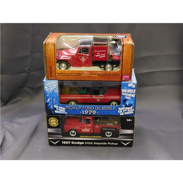 Lot of 3 Canadian Tire Banks Die Cast 1957 Dodge Pickup, 1979 Ford