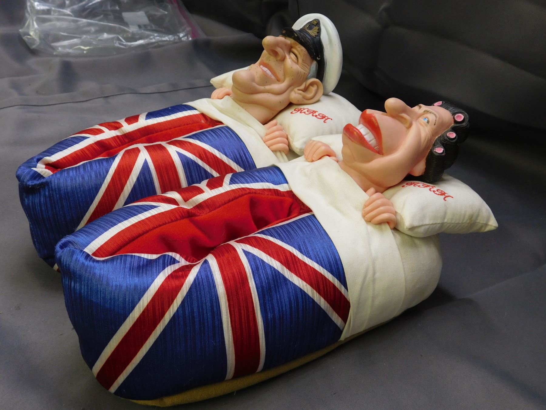 Queen Elizabeth and Prince Phillip Slippers