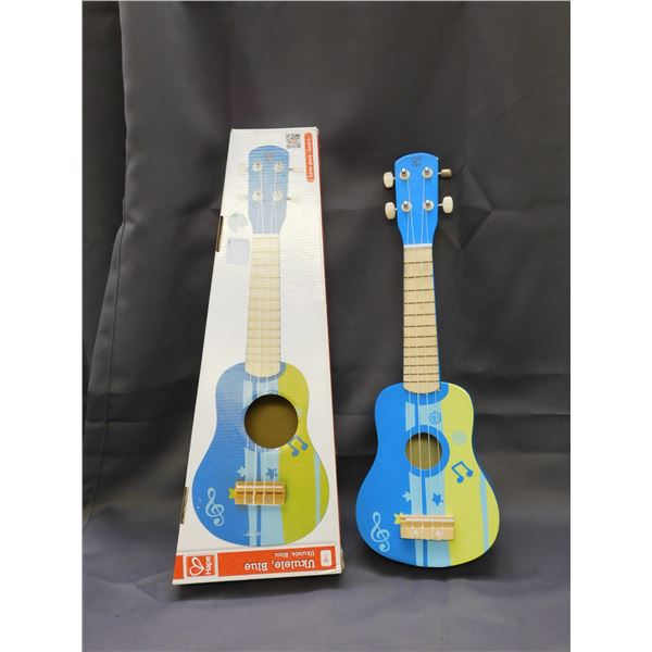 Blue Ukulele Hape Children's Ukulele With Box