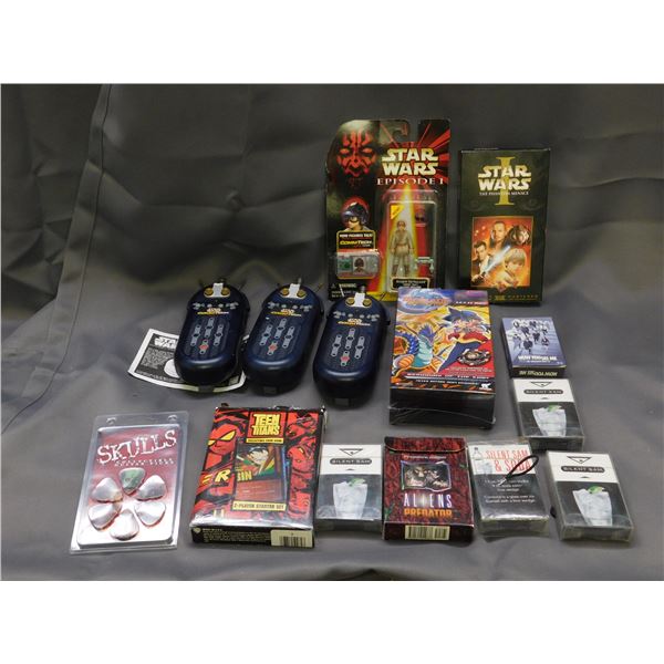 Lot of 14 misc collectibles star wars episode 1 anakin figure commtech