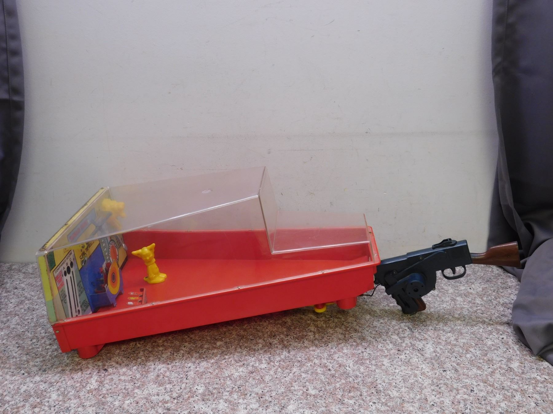 Vintage Marx toys game pl8702 electro shot arcade machine gun target range