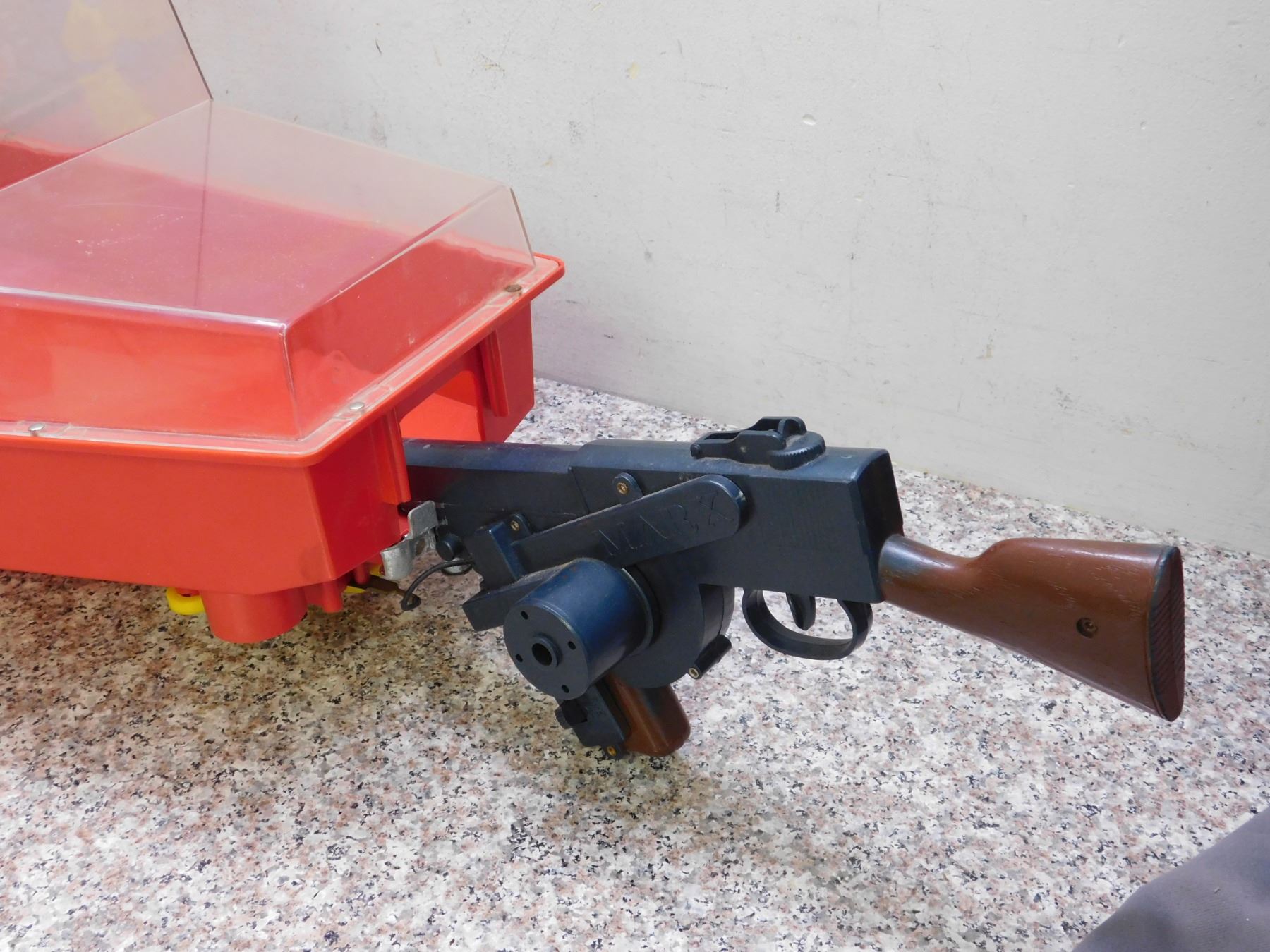 Vintage Marx toys game pl8702 electro shot arcade machine gun target range