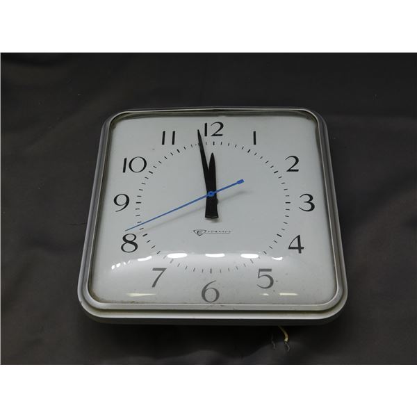 Edwards School / Office Wall Clock Fixture
