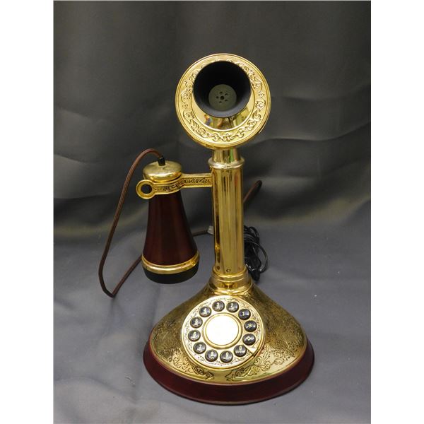 Franklin Mint 150 Years Alexander Graham Bell Candlestick Telephone