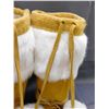 Image 3 : Vintage Moose Hide Animal Fur Mukluks with Intricate Beadwork Handmade Aboriginal Native